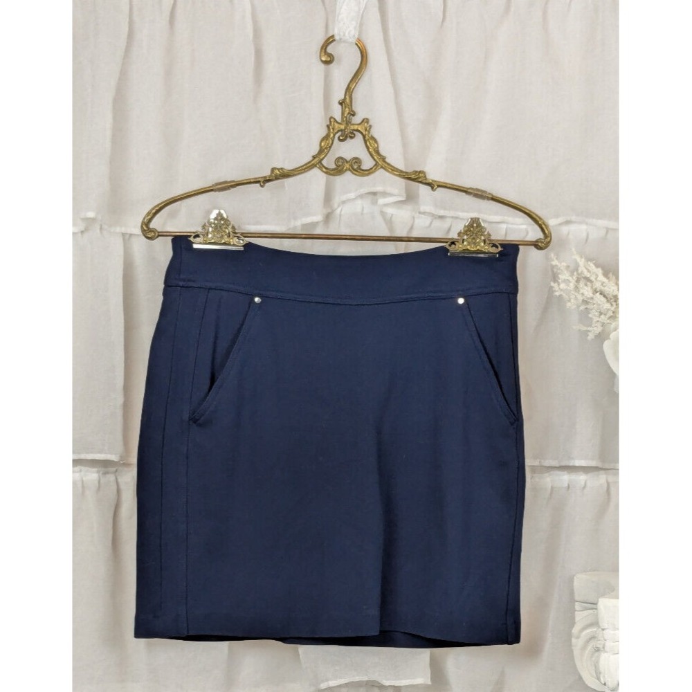 Greg Norman Womens Navy Blue Golf Skort Comfort Control Panel Size XS - Picture 3 of 9